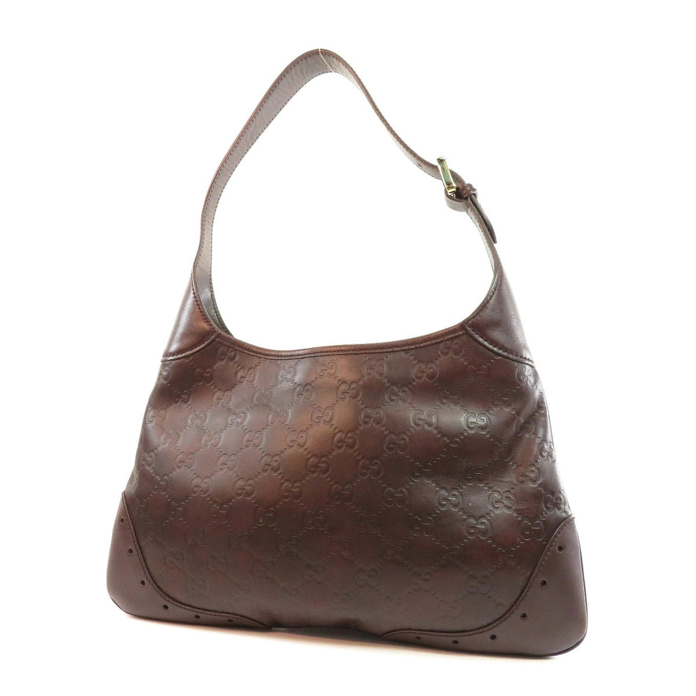 Gucci Leather ssima Bag Hobo Black